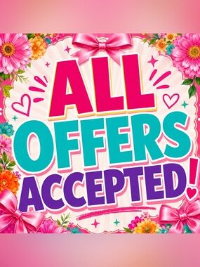 All offers accepted! Comment for bundles!
